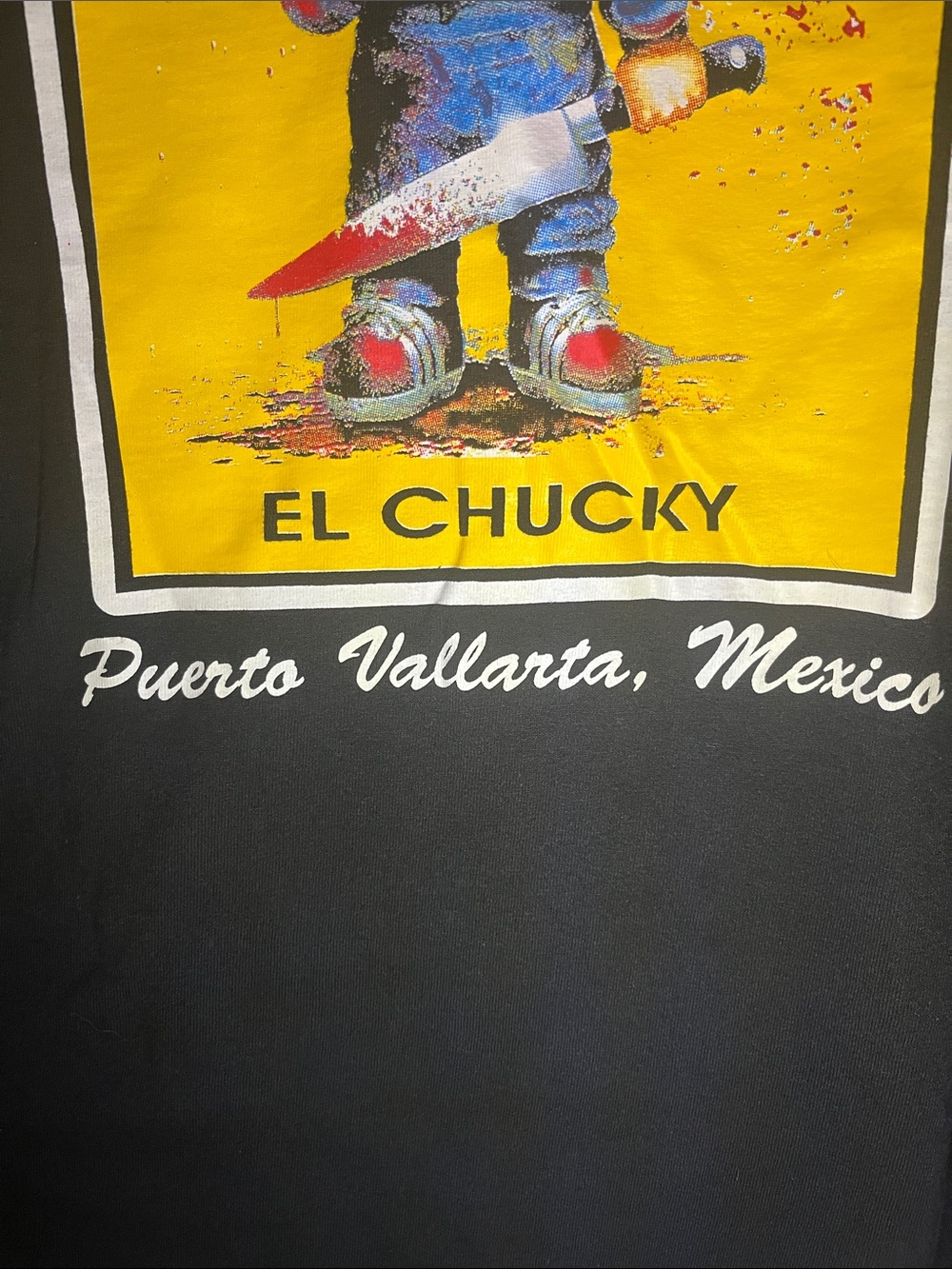 New Unisex Loteria El Chucky Puerto Vallarta , Mexico Size Medium . - Picture 3 of 8